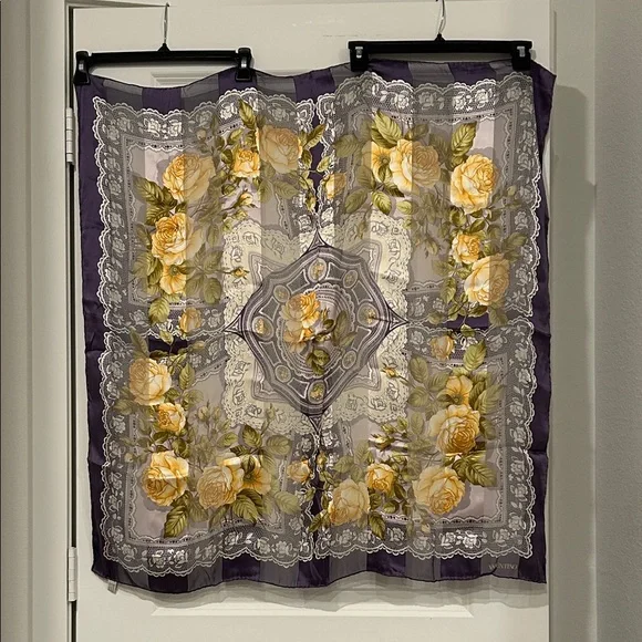 Vintage Valentino Silk Rose Scarf - Picture 8 of 8